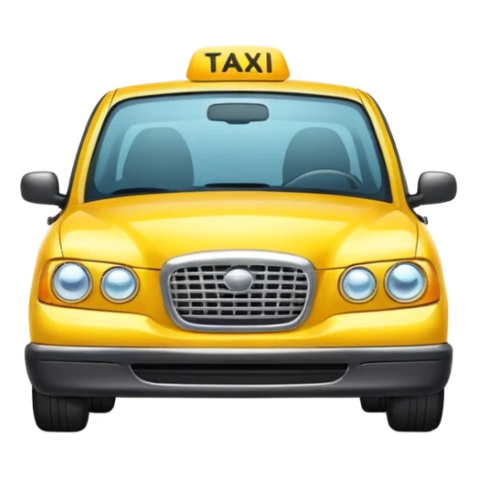 taxi car sticker