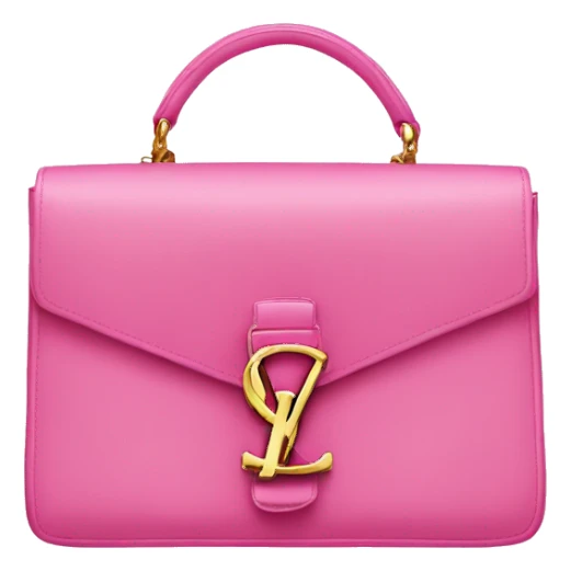Pink YSL bag sticker