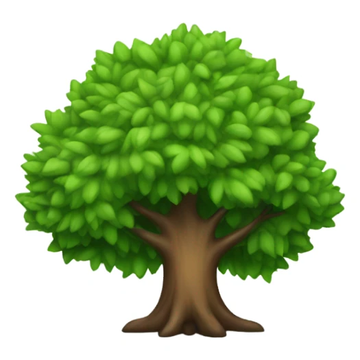 green tree sticker