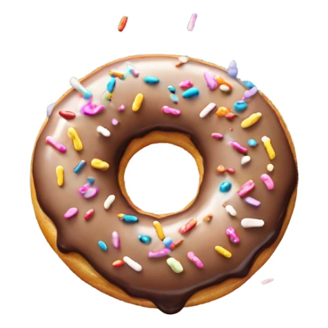 Doughnut smoking a blunt sticker