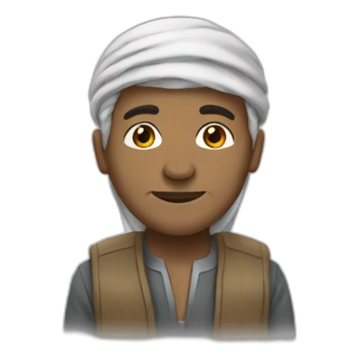 Un homme musulman sticker