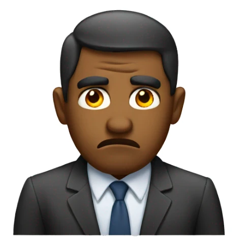 Annoyed at boss  sticker