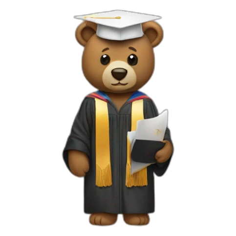 kanye west graduation bear sticker