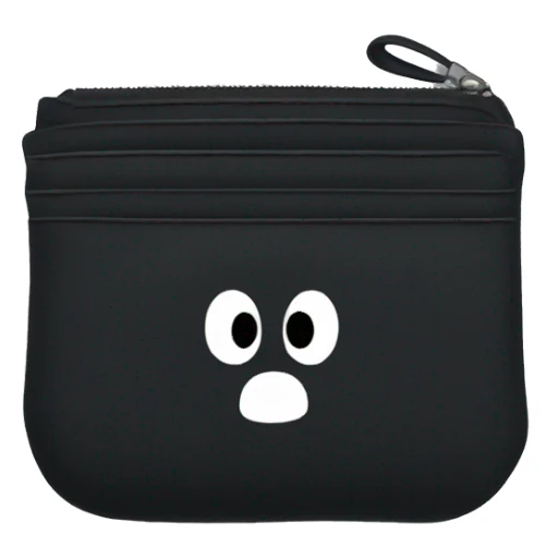 small black phone pouch sticker