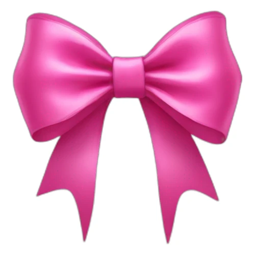 Bow with ♡ sticker