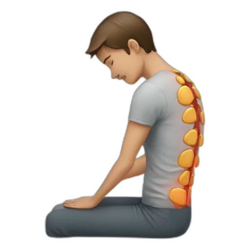 back-pain sticker