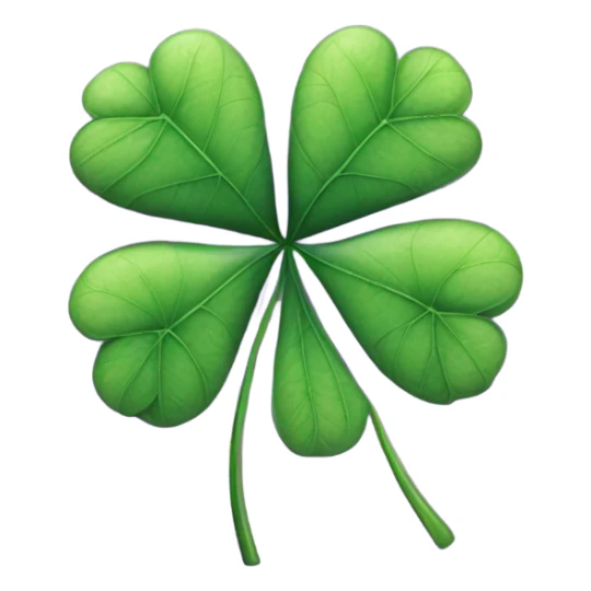 cosmic four leaf purple clover sticker