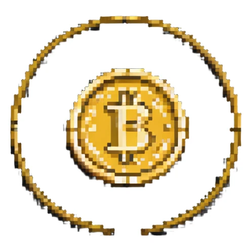 golden coin sticker