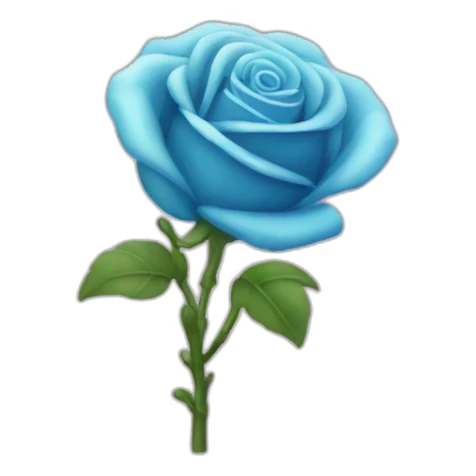 glass rose sticker