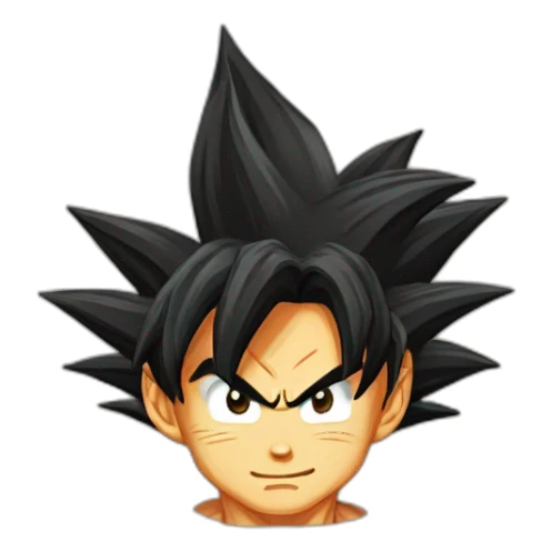goku super sayen3 sticker