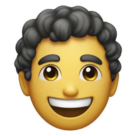 Emoji holding back laugh sticker