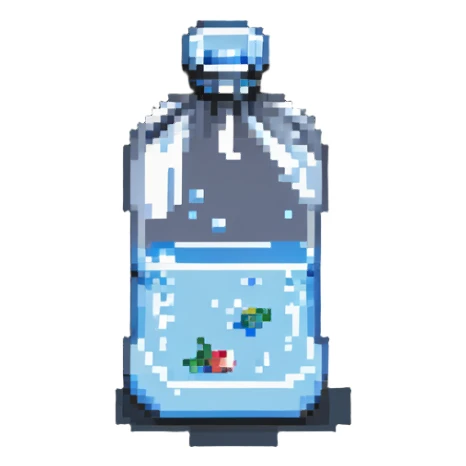 water in a bag sticker