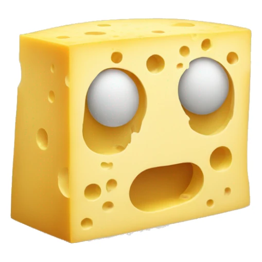 graphics card made of cheese sticker