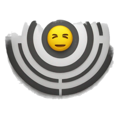 target with coin in center  sticker