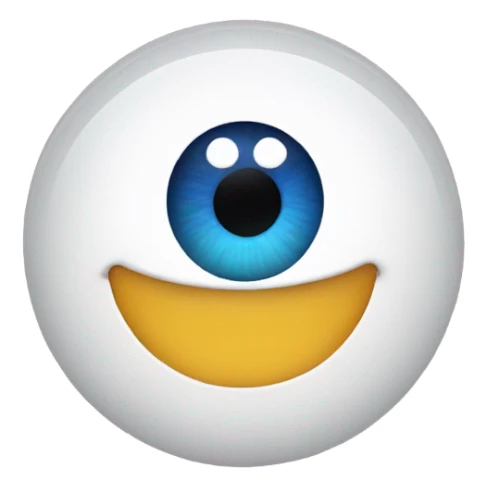 eye twitch smile  sticker