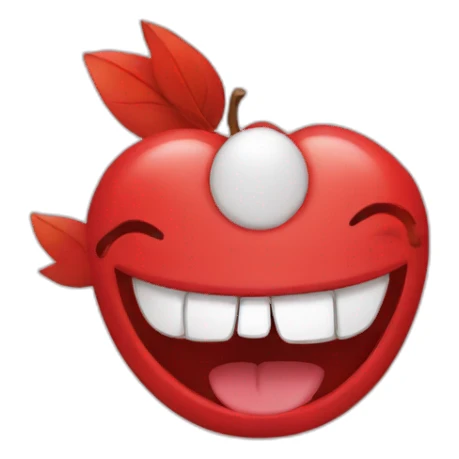 happy red livre sticker