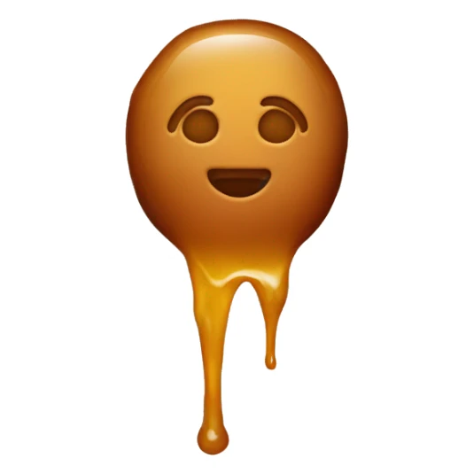 Fried with a sticky transparent sauce sticker