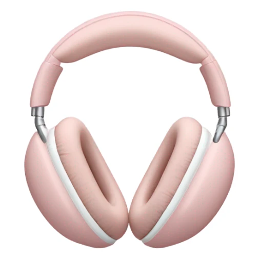 Airpods max light pink  sticker