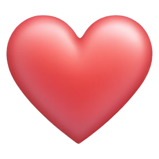 Pastel red heart sticker