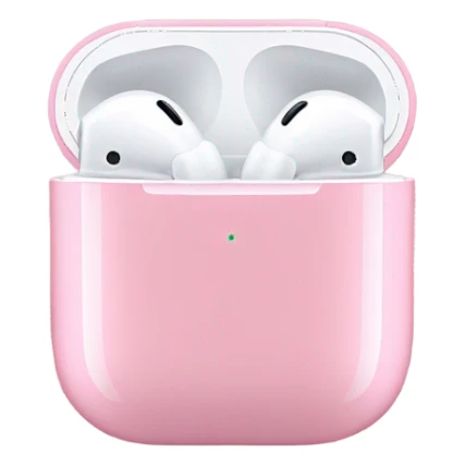 Pink AirPods sticker