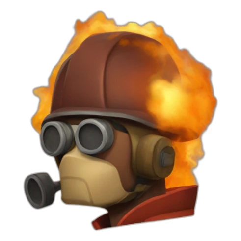 Pyro from Team fortress 2 sticker