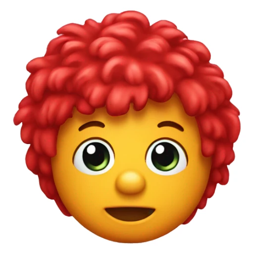 Cute baby Elmo head sticker