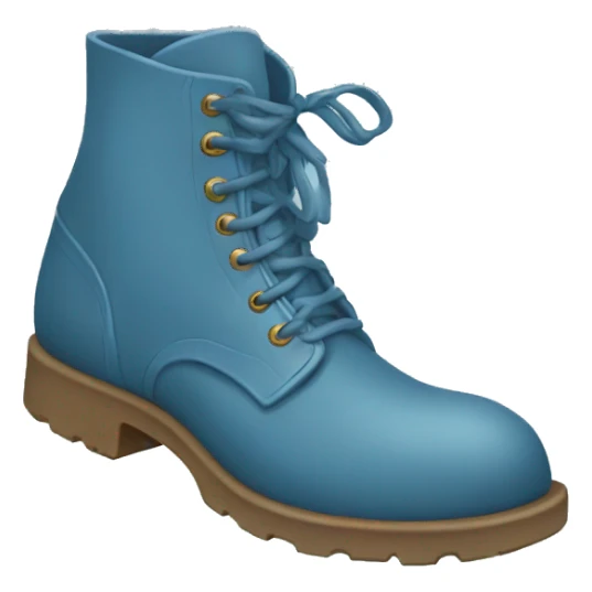 Dust blue boots sticker