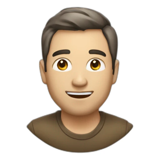 Homme impressionné  sticker