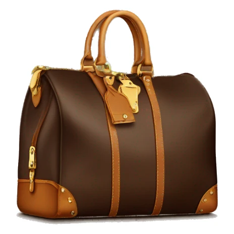 Louis Vuitton brown bag sticker