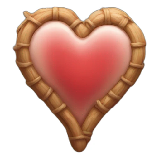 Baccon heart sticker