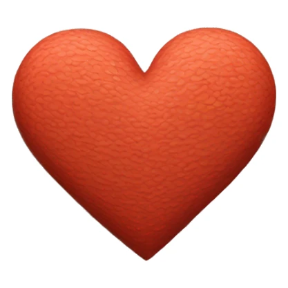 Texture heart sticker