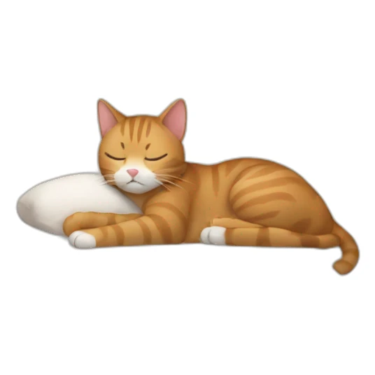 Cat nap sticker