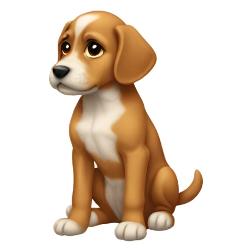 puppy alone sticker