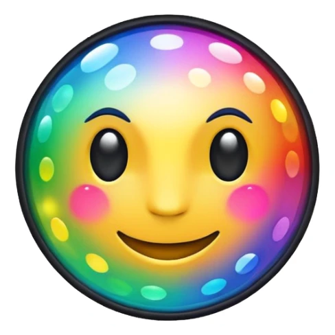 disco lights sticker