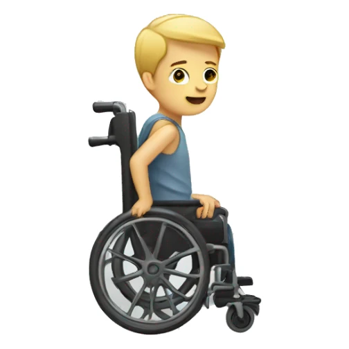 disabled person  sticker