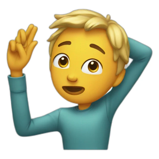 dab gesture sticker