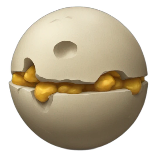 bola de piedra sticker