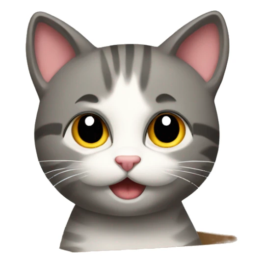 Gatto in scatola regalo sticker