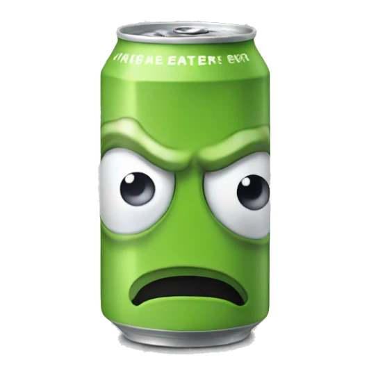 White can monster energy drink sticker