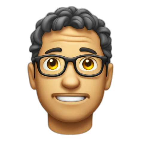 mind blown emotion nerd emoji face sticker