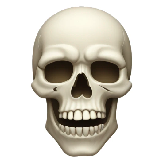 Skull sticker