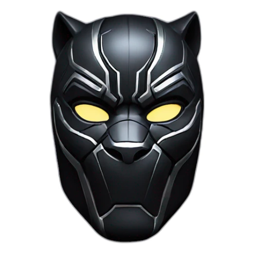 Black Panther, mask, Marvel sticker