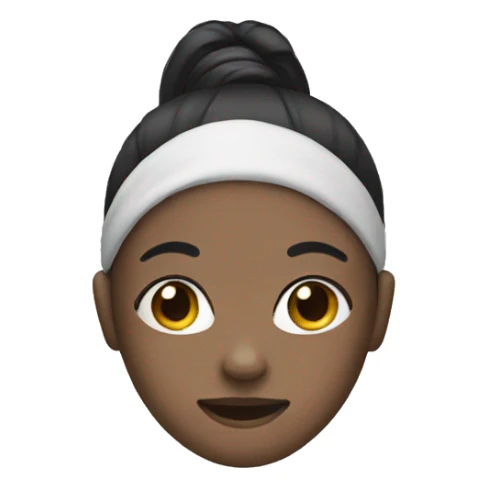 girl with face mask sticker