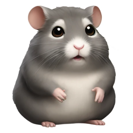Harry potter as a hamster sticker