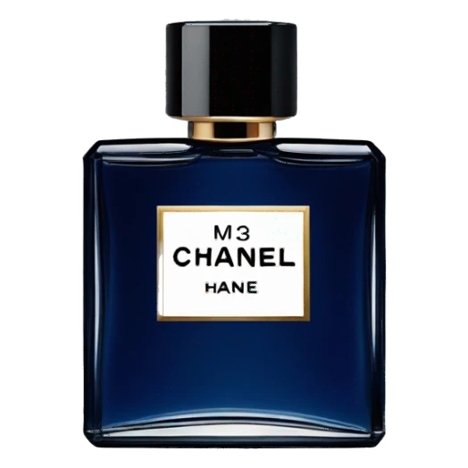dark blue chanel men's perfume sticker
