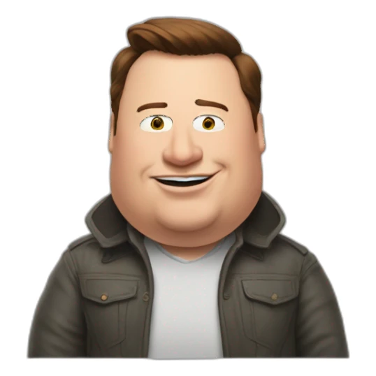 elon musk as peter griffin sticker
