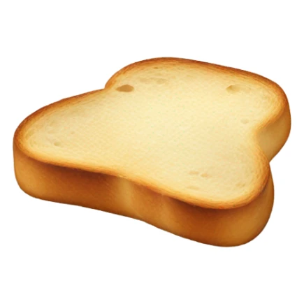 toasted bread with snow sticker