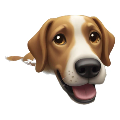 Dog swimming  sticker