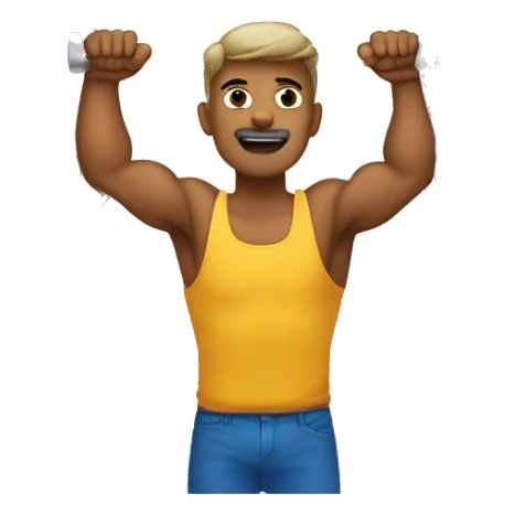 chin-up on rod sticker