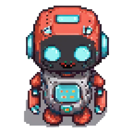 cute robot sticker